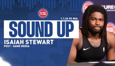 Post-Game Press Conference: Isaiah Stewart | Pistons vs. Miami Heat  | 1.1.26