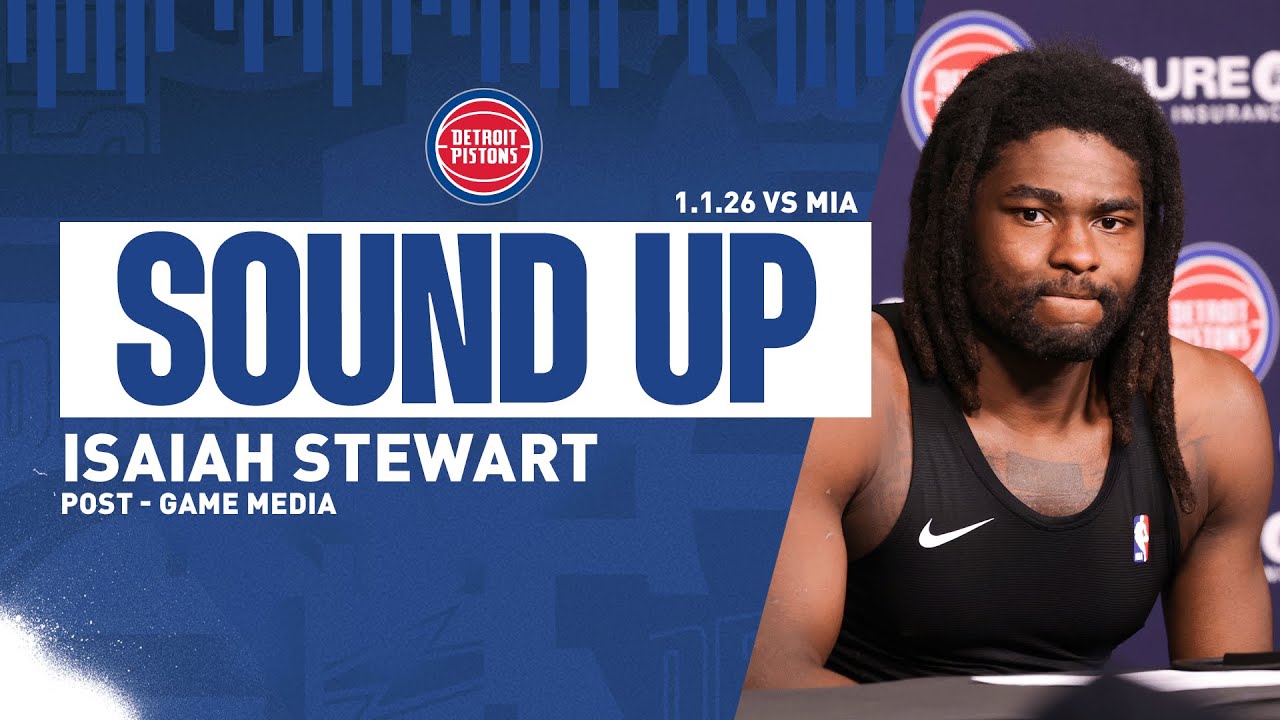 Post-Game Press Conference: Isaiah Stewart | Pistons vs. Miami Heat  | 1.1.26