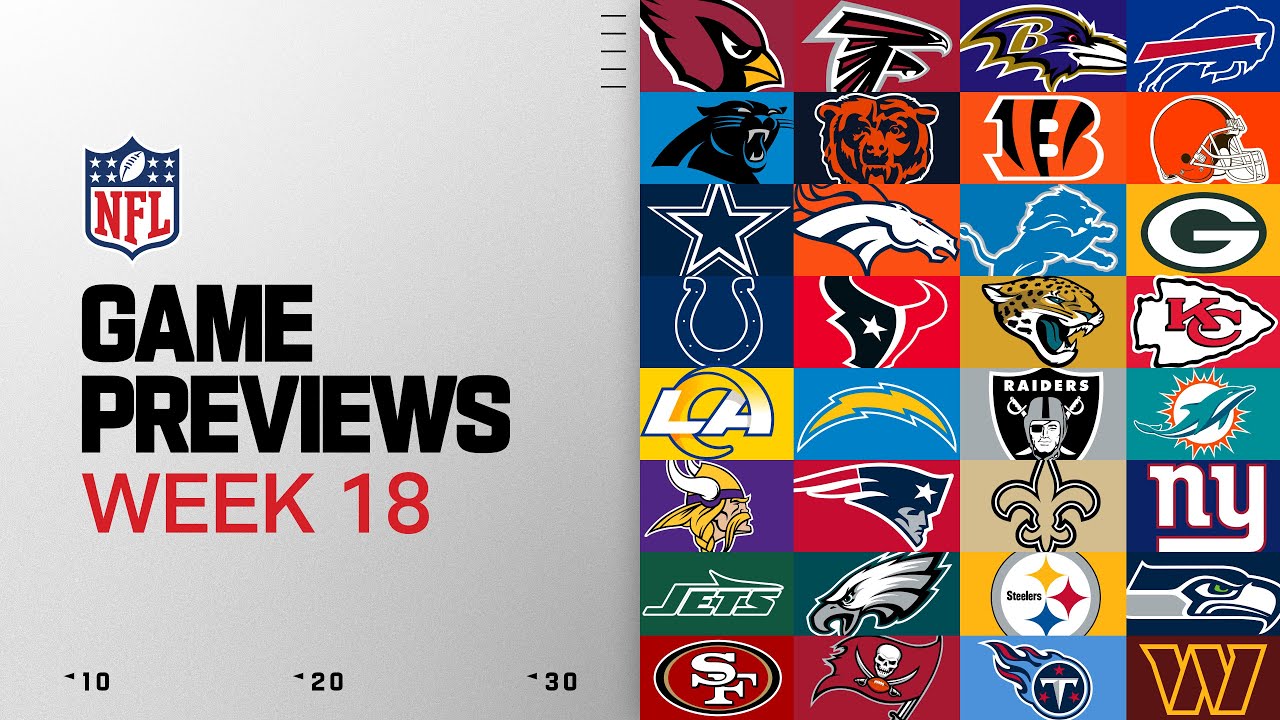 NFL Week 18 Game Previews
