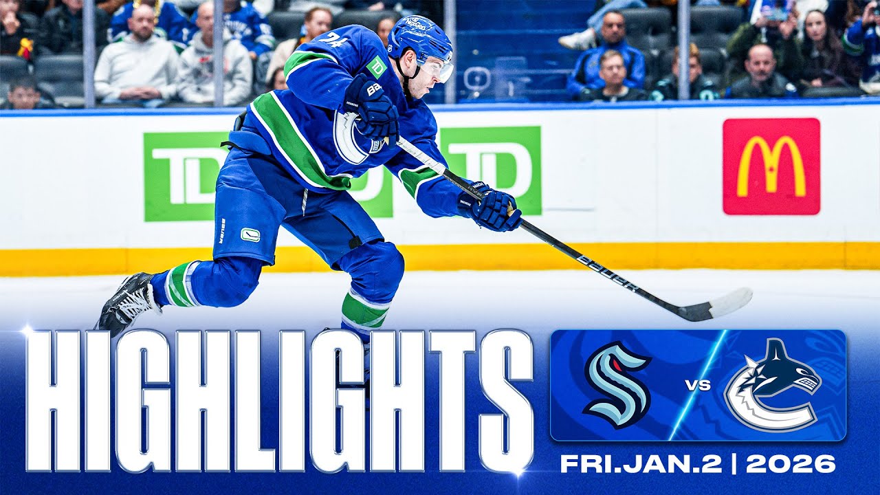 Game in 10 | Vancouver Canucks vs. Seattle Kraken Highlights (Jan 2, 2026)