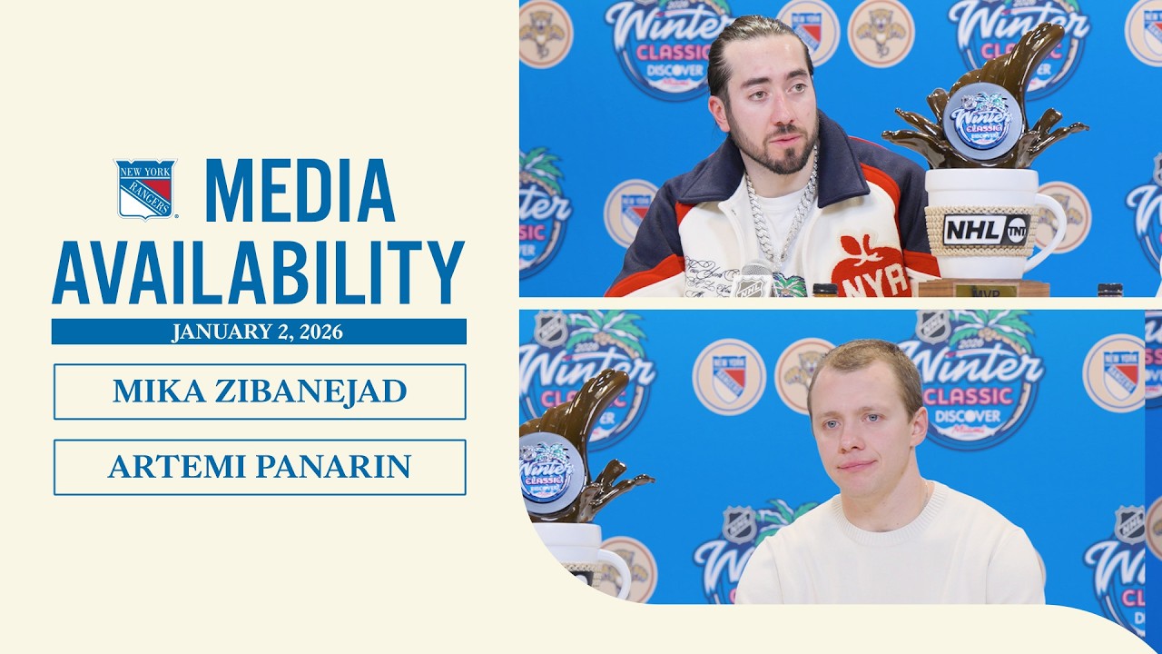 2026 Winter Classic: Mika Zibanejad and Artemi Panarin Postgame Availability | Jan. 2, 2026