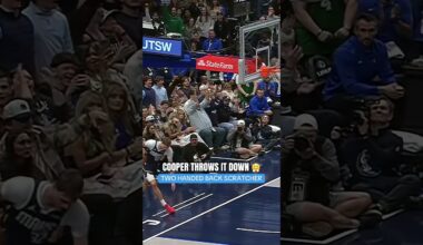 Nah, this was tuff 😳 #cooperflagg #dunk #dallasmavericks