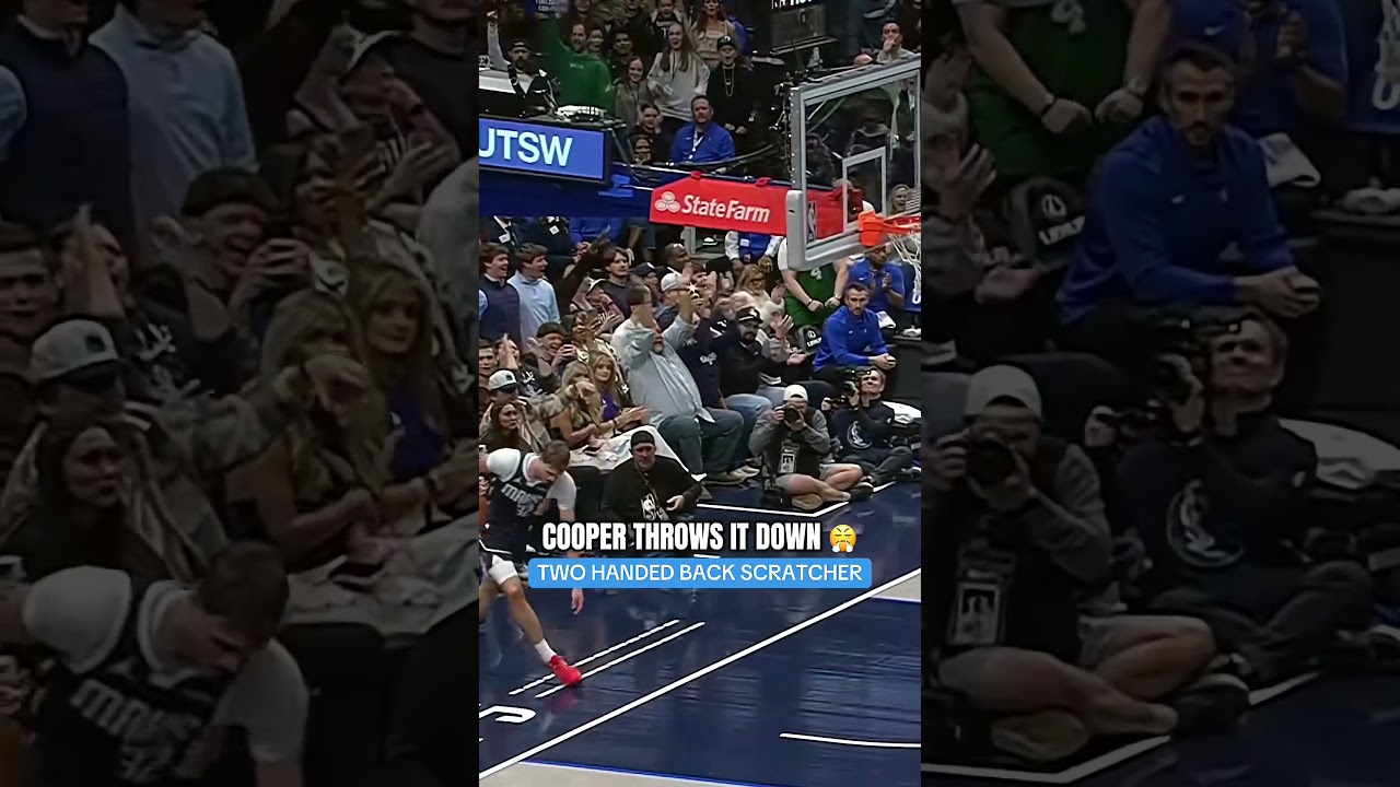 Nah, this was tuff 😳 #cooperflagg #dunk #dallasmavericks