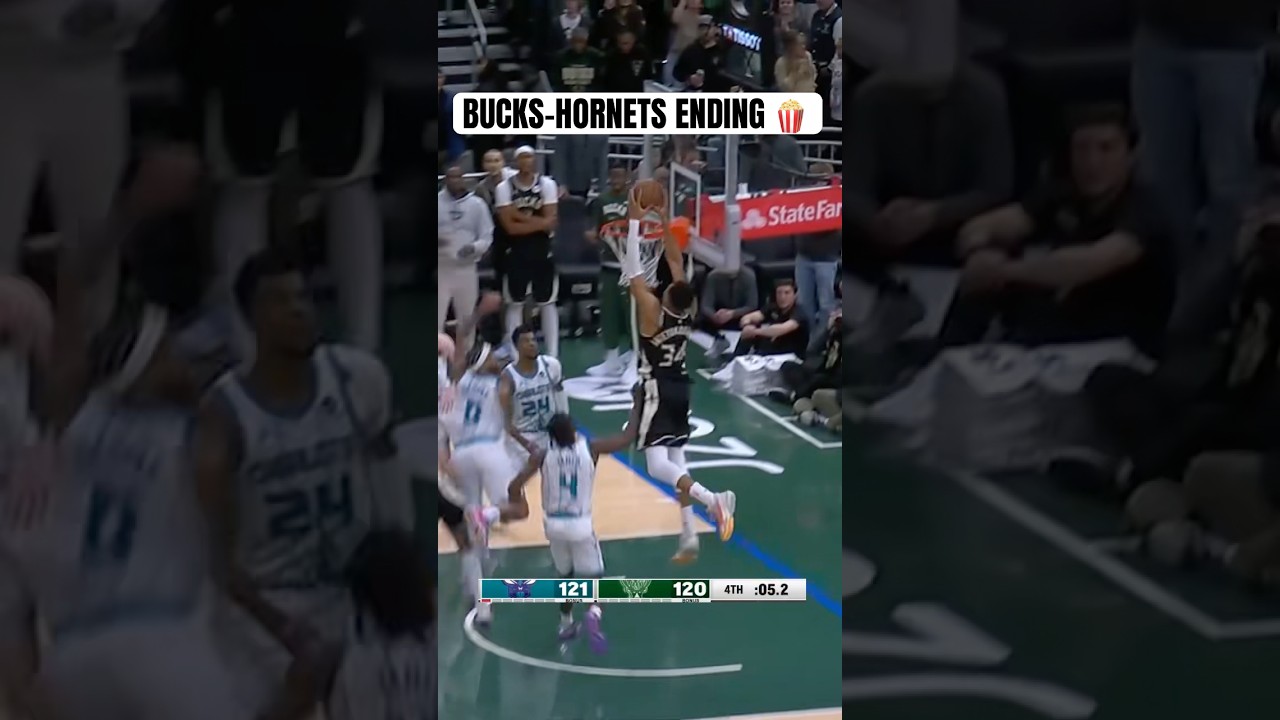 Bucks & Hornets trading clutch buckets 👀