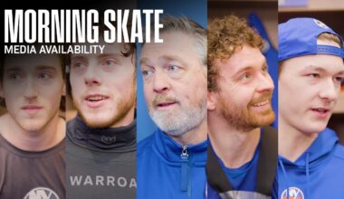 New York Islanders Morning Skate Availability | NYI vs TOR