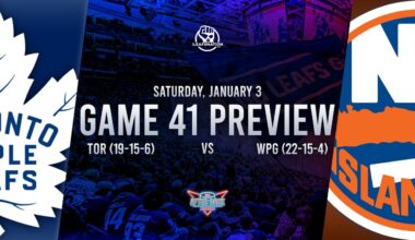 Toronto Maple Leafs vs New York Islanders Game 41 Preview: Lineups, Goaltenders, & Best Bets