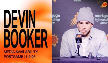 Devin Booker Postgame Media Availability | Phoenix Suns | 1-2-26