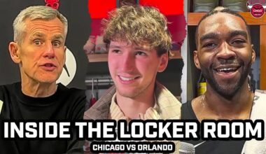 Inside a CELEBRATORY Chicago Bulls Locker Room after Matas Buzelis Slams Magic