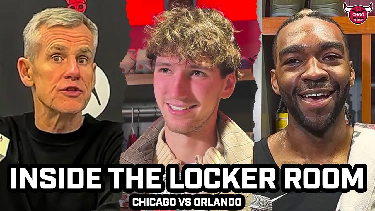 Inside a CELEBRATORY Chicago Bulls Locker Room after Matas Buzelis Slams Magic