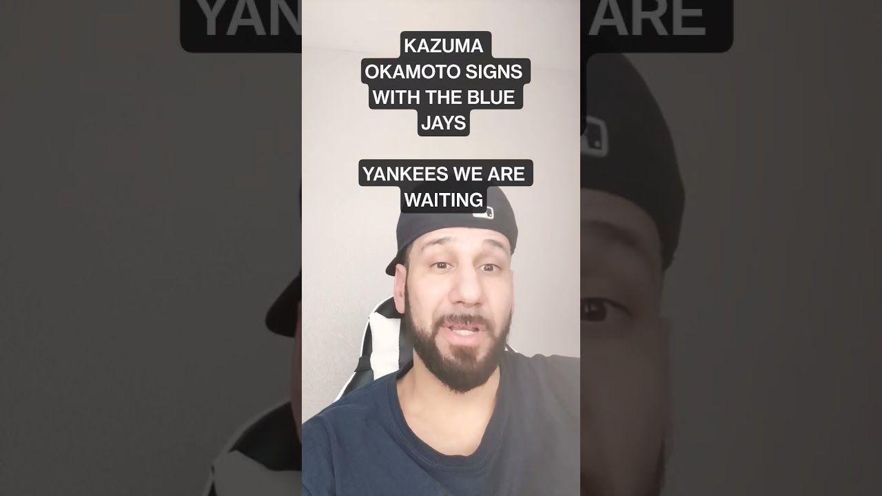 #kazumaokamoto #torontobluejays #mlb #baseball #aleast #newyorkyankees #breakingnews  #japan