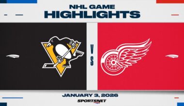 NHL Highlights | Penguins vs. Red Wings - January 3, 2026