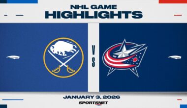NHL Highlights | Sabres vs. Blue Jackets - January 3, 2026