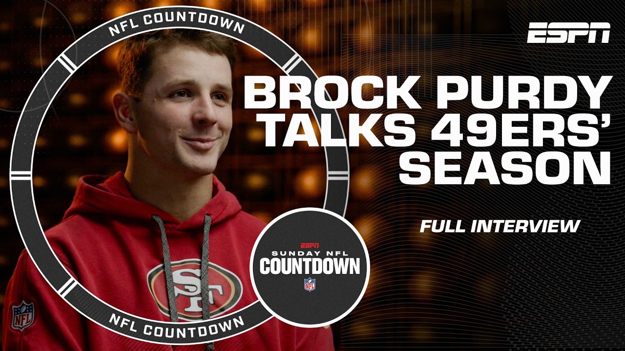 Brock Purdy Conversation: Reflecting on 2025 season, 49ers playoff hopes | NFL Countdown