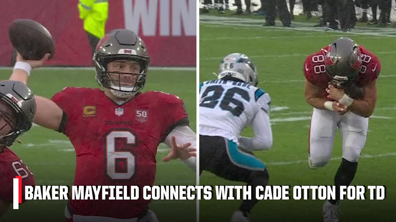 Baker Mayfield and the Buccaneers score first 😤 18-YD touchdown pass to Cade Otton | NFL on ESPN