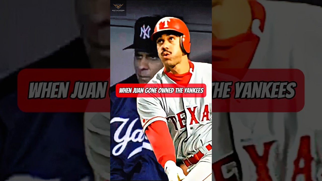 “Steinbrenner better check the deed… because these days, it’s Juan González that owns the Yankees.”