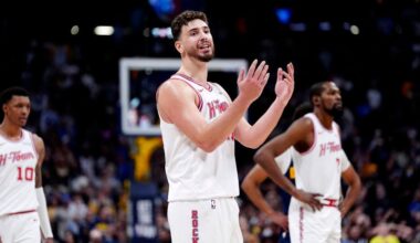 Rockets' Sengun done for night with sprained right ankle