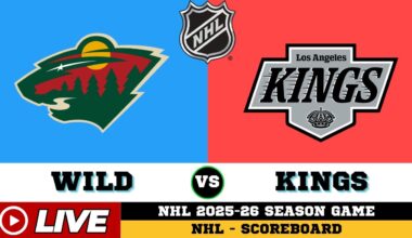 🔴LIVE : Minnesota Wild Vs Los Angeles Kings | NHL 2026 | NHL Live SCOREBOARD
