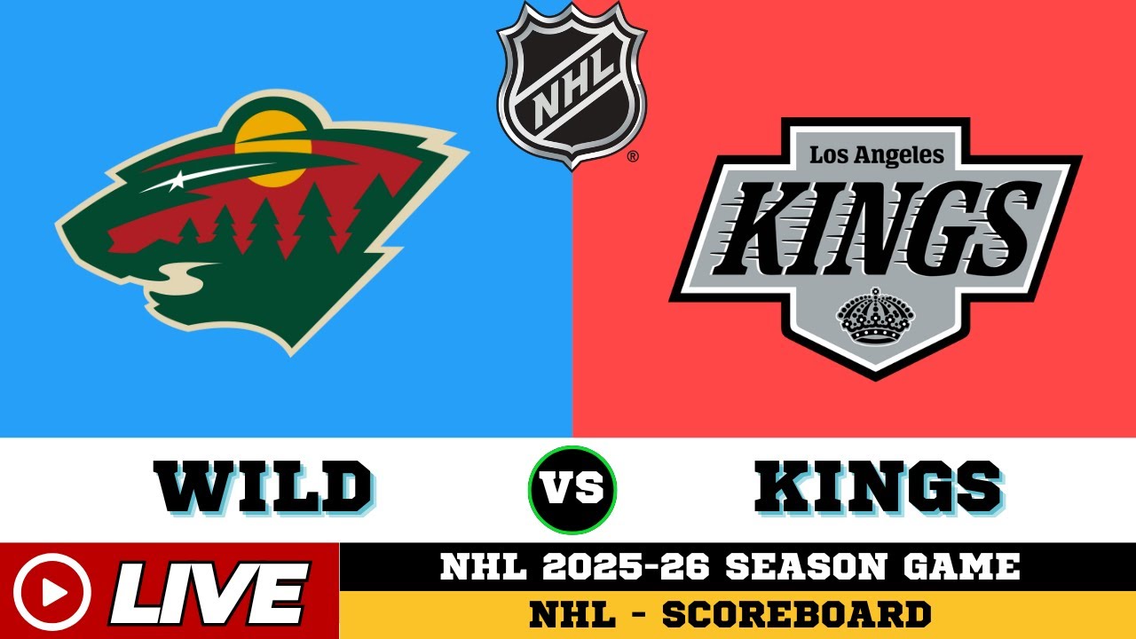 🔴LIVE : Minnesota Wild Vs Los Angeles Kings | NHL 2026 | NHL Live SCOREBOARD