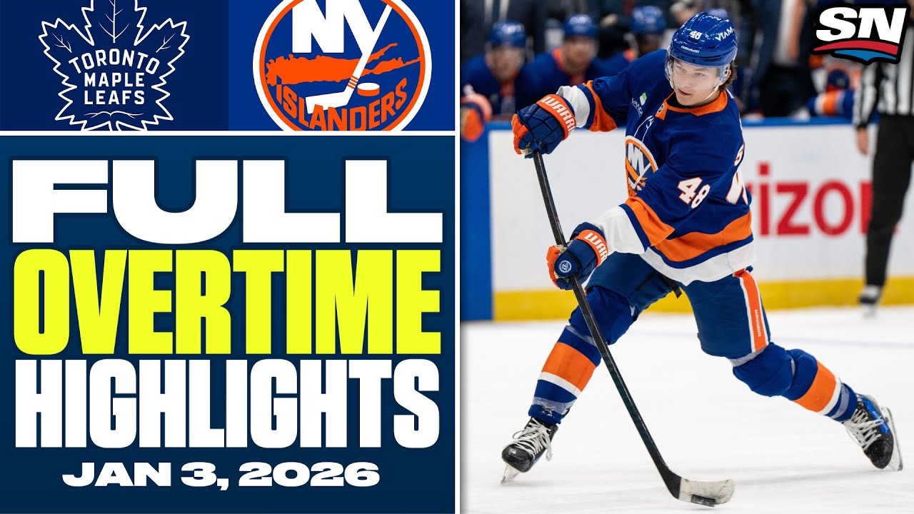 Toronto Maple Leafs at New York Islanders | FULL Overtime Highlights - January 3, 2026