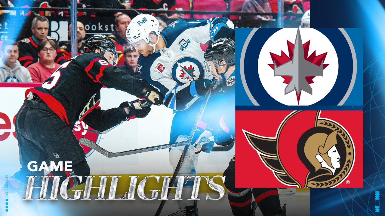 Ottawa Senators vs. Winnipeg Jets - Game Highlights