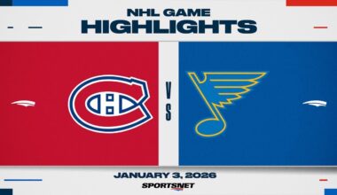 NHL Highlights | Canadiens vs. Blues - January 3, 2025