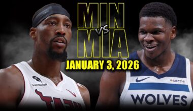 Minnesota Timberwolves vs Miami Heat Full Game Highlights – January 3, 2026 | NBA Season