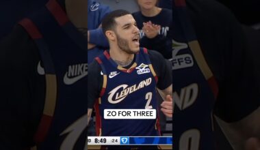 Will never get tired of posting ZO threes. #basketball #NBA #clevelandcavaliers #lonzoball