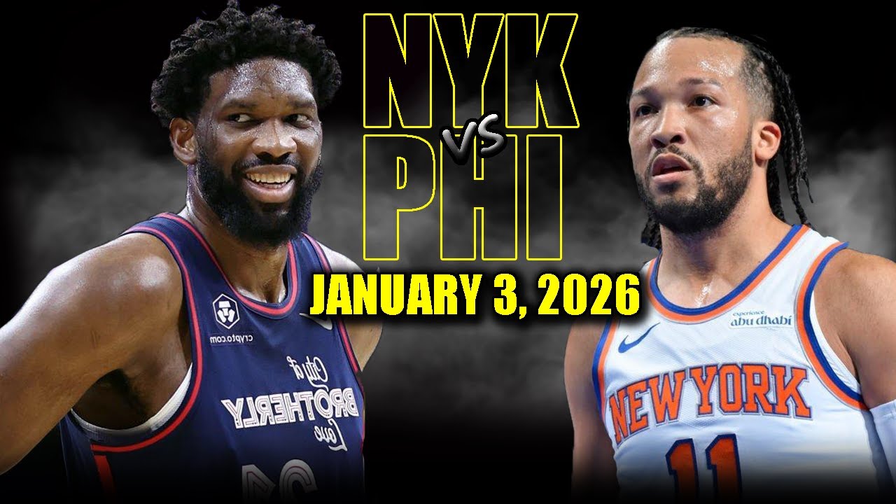 New York Knicks vs Philadelphia 76ers Full Game Highlights – January 3, 2026 | NBA Season