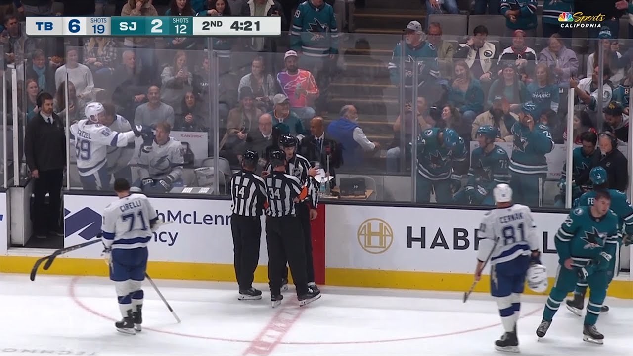 Lengthy 🐤 Chirping 🐤 In Penalty Box, Lightning @ Sharks