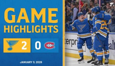 Game Highlights: Blues 2, Canadiens 0