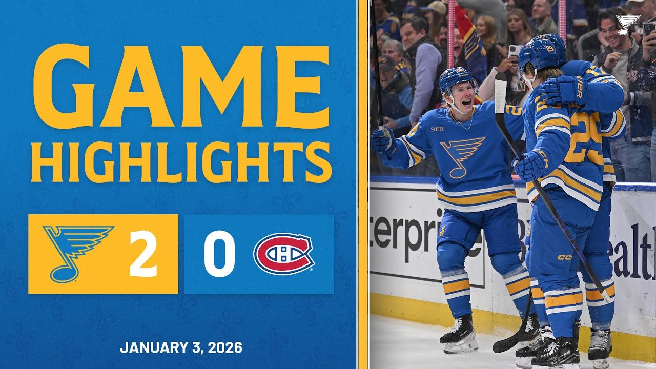 Game Highlights: Blues 2, Canadiens 0