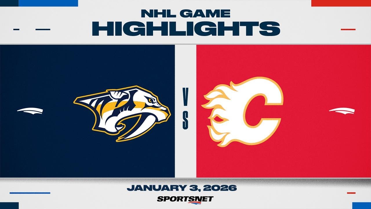 NHL Highlights | Predators vs. Flames - January 3, 2026