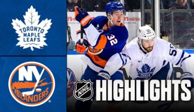 Maple Leafs vs. Islanders | NHL Highlights | January 03, 2026