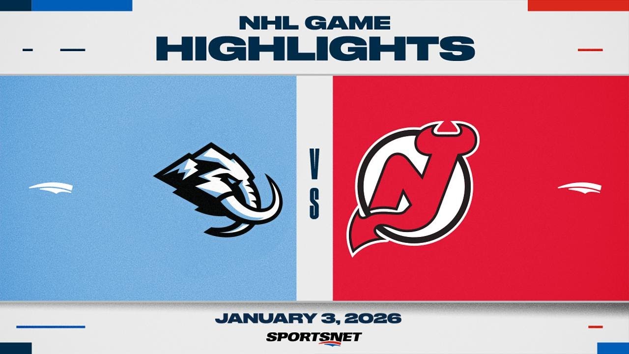 NHL Highlights | Mammoth vs. Devils - January 3, 2026