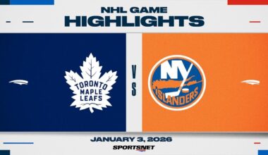 NHL Highlights | Maple Leafs vs. Islanders - January 3, 2026