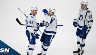 Raddysh Records First Career Hat Trick As Lightning Rout Sharks