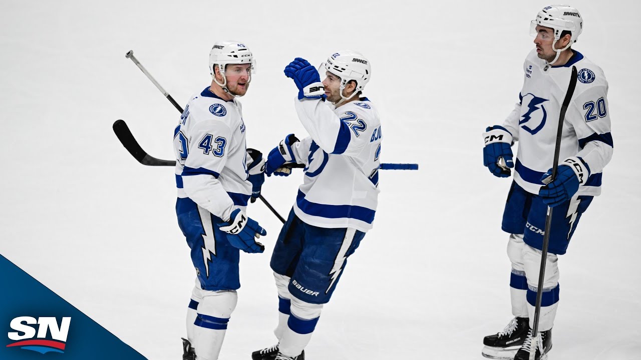 Raddysh Records First Career Hat Trick As Lightning Rout Sharks