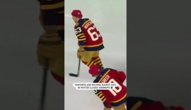 Florida Panthers Rocking Bucket Hats During Warmups 🧢