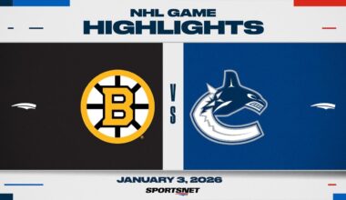 NHL Highlights | Bruins vs. Canucks - January 3, 2026