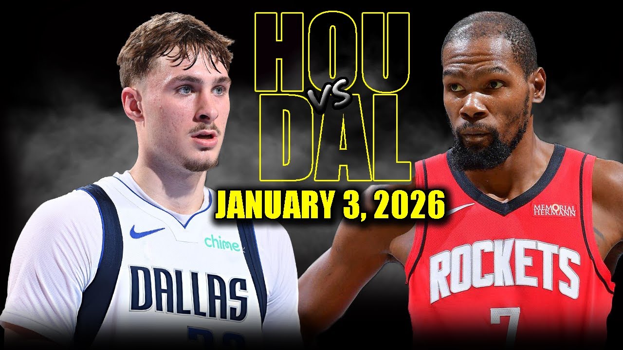 Houston Rockets vs Dallas Mavericks Full Game Highlights – January 3, 2026 | NBA Season