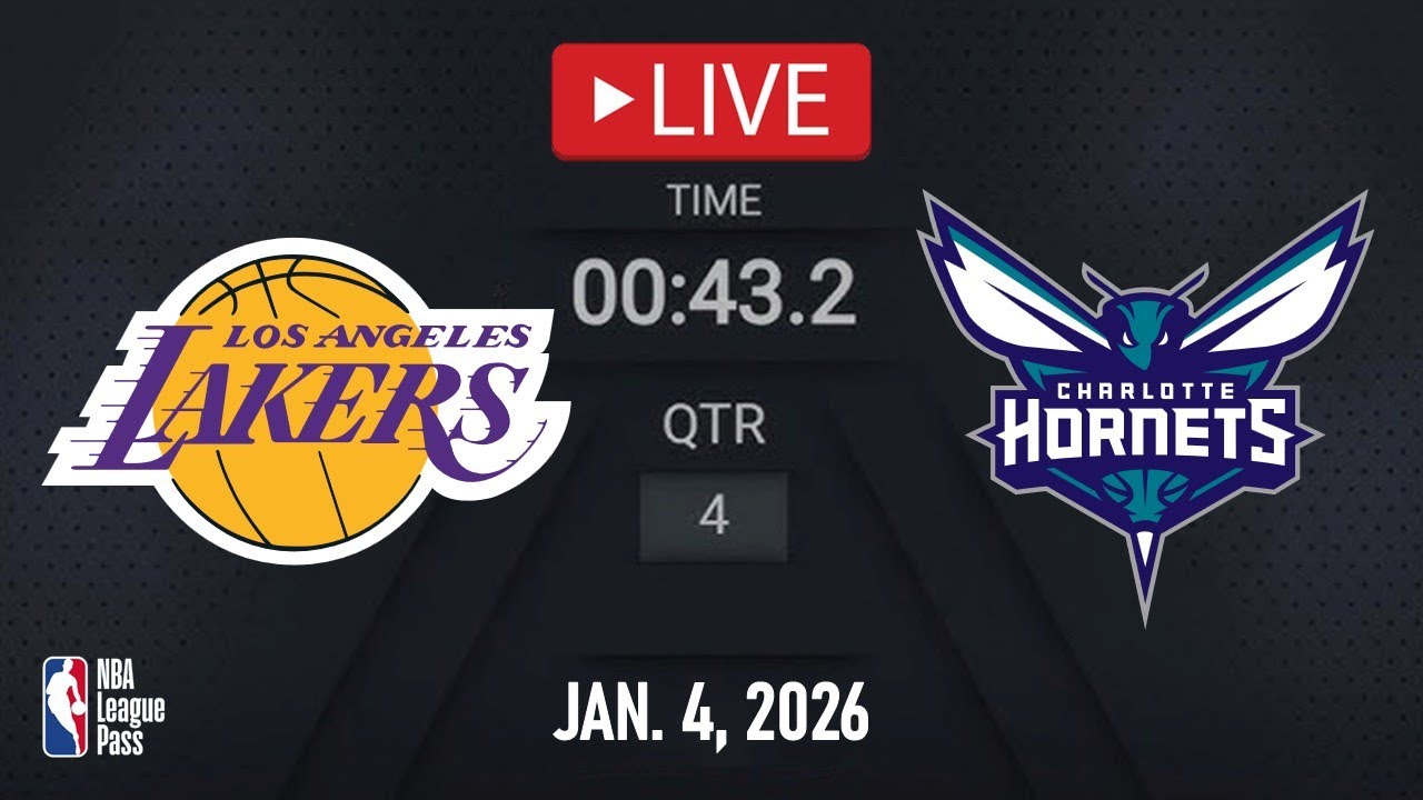 NBA LIVE! Los Angeles Lakers vs Charlotte Hornets | Jan. 4, 2026 | Hornets vs Lakers NBA LIVE 2K26