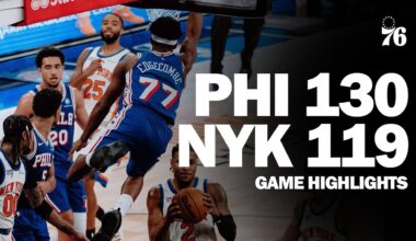 Game Highlights: Philadelphia Makes it Three Wins in a Row