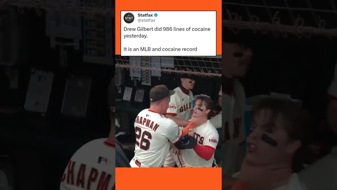 Drew Gilbert is Built Different 💀 #mlb #baseball #sfgiants #sanfranciscogiants