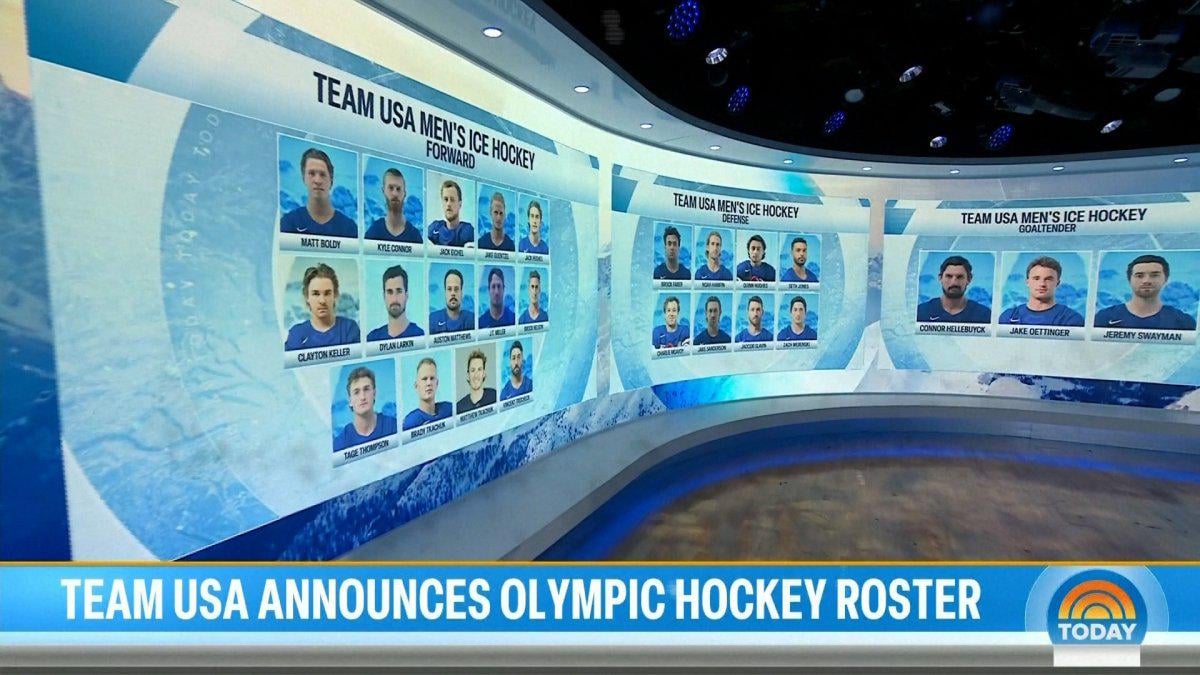 [NBC New York Video]_ Jack Hughes, Olympic hockey rosters on the Today Show, January 02, 2026.
