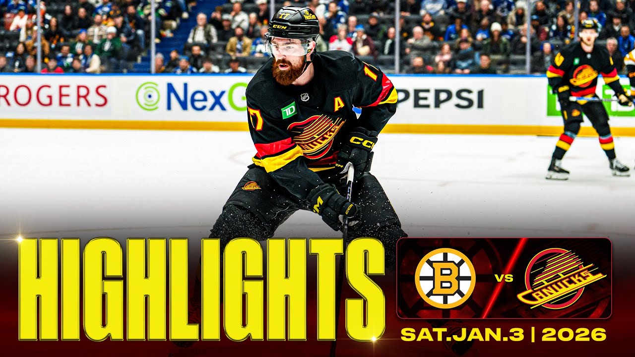 Game in 10 | Vancouver Canucks vs. Boston Bruins Highlights (Jan 3, 2026)