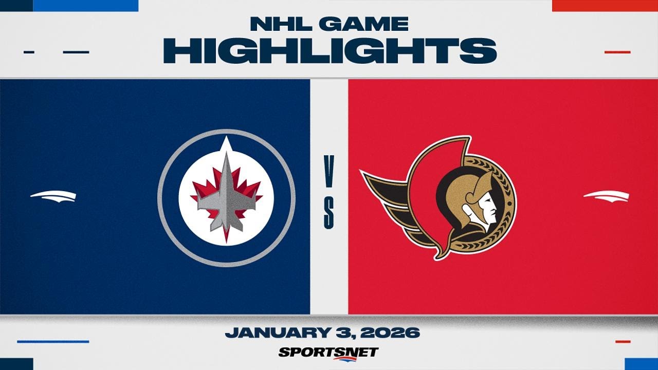 NHL Highlights | Jets vs. Senators - January 3, 2026