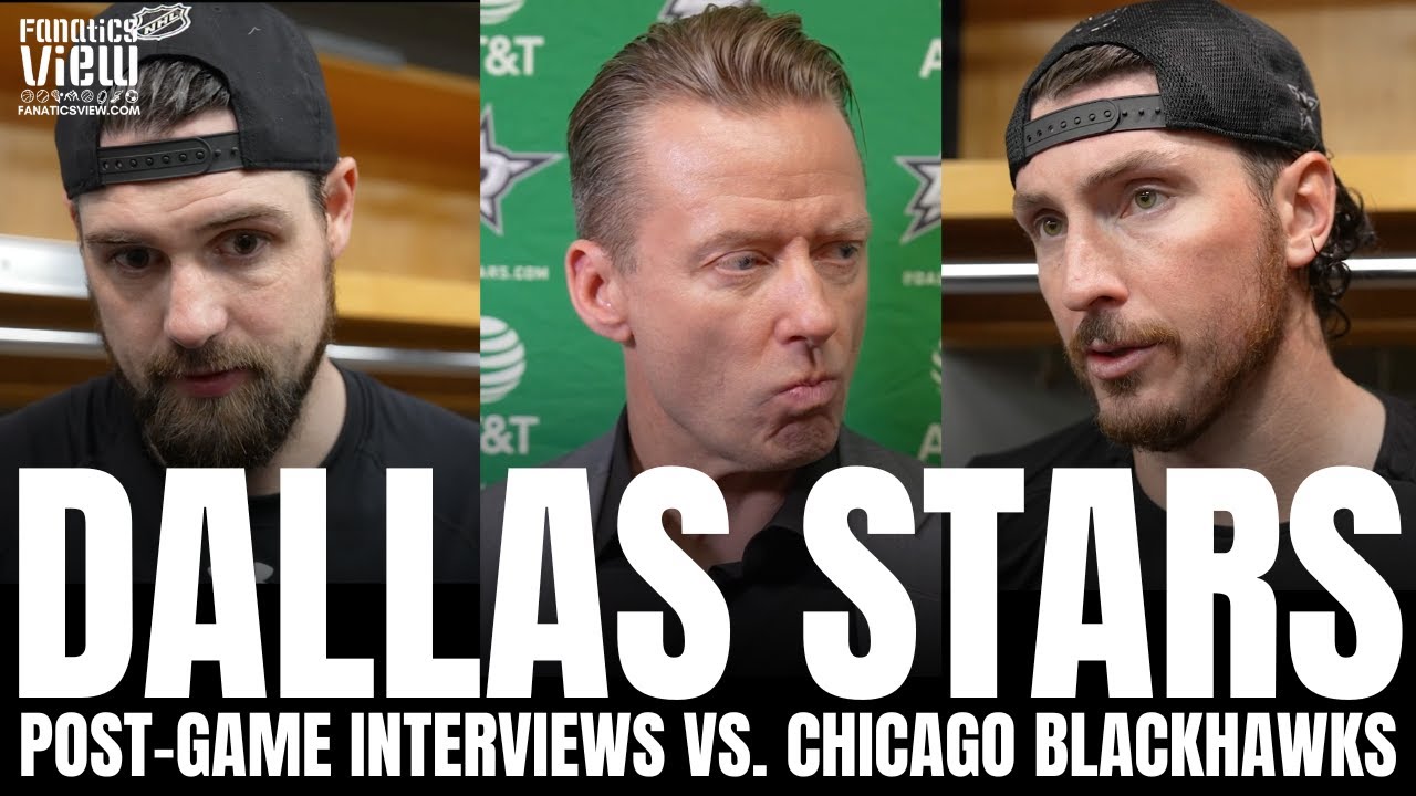 Matt Duchene, Jamie Benn & Glen Gulutzan Recap Dallas Stars Getting "Out Battled" by Chicago in '25