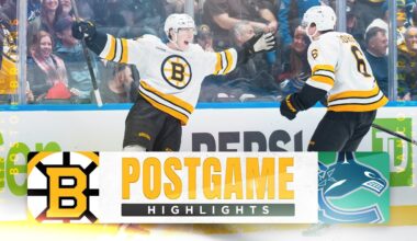 CONDENSED GAME: Boston Bruins vs. Vancouver Canucks - 1/3/2026