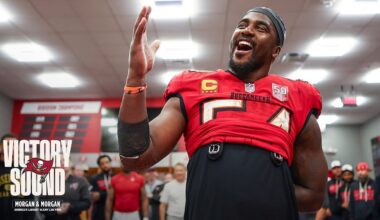 Lavonte David’s Speech Following Victory vs. Panthers | Victory Sound | Tampa Bay Buccaneers