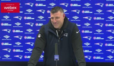 Mike Vrabel: "I’m Confident That We Will Be Ready for Whoever We Play." | Patriots Press Conference